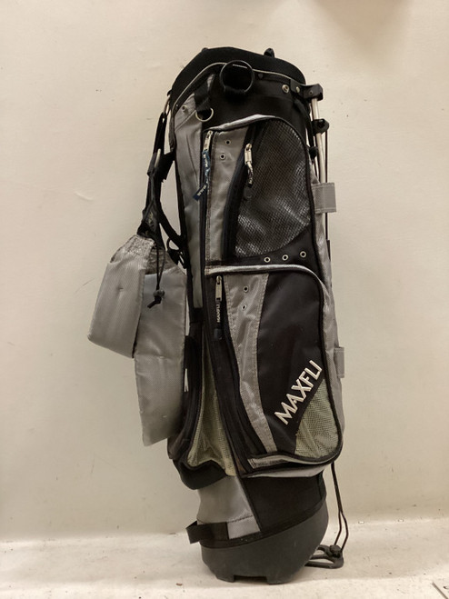 Vist Large View of Product Image Which is Used Maxfli STAND BAG Mens Stand Bag Black And Grey
