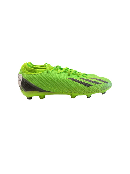 Vist Large View of Product Image Which is Used Adidas Soccer Cleats Black And Neon Green Junior 06