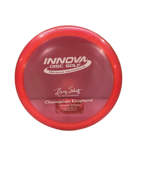 Vist Large View of Product Image Which is Used Innova CHAMPION LEOPARD Disc Golf Driver Pink