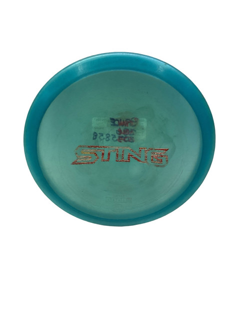 Vist Large View of Product Image Which is Used Discraft STING Disc Golf Driver Teal