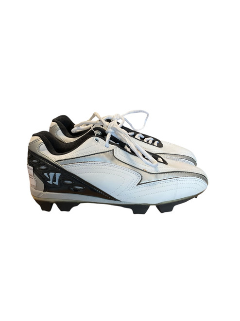 Vist Large View of Product Image Which is Used Warrior LAX Cleats Womens White Senior 7.5