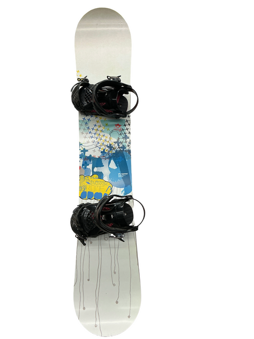 Vist Large View of Product Image Which is Used Ride EX SERIES Womens Board/Bindings White 149 cm