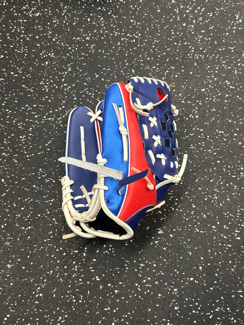 Vist Large View of Product Image Which is Used PHINX G41100L BB/SB Glove RH Throw Navy Blue 11"