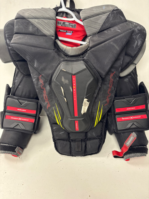 Vist Large View of Product Image Which is Used Bauer VAPOR HYPERLITE 2 Senior Body Armor LG (new= $720)