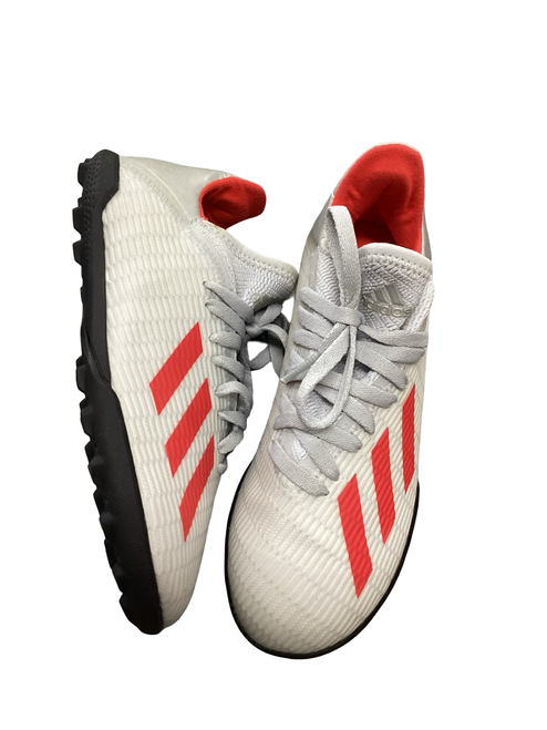 Vist Large View of Product Image Which is Used Adidas Soccer Turf Shoes Grey Junior 02