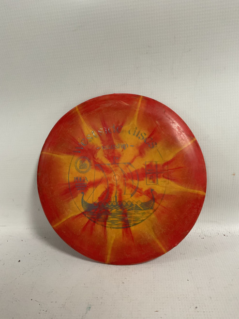 Vist Large View of Product Image Which is Used Westside BT ORIGIO BURST WARSHIP Disc Golf Driver Red