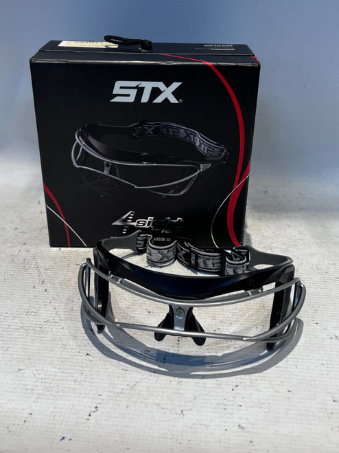 Vist Large View of Product Image Which is Used ST 4 SIGHT Lacrosse Facial Protect Black Senior