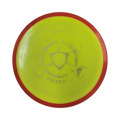 Vist Large View of Product Image Which is Used Axiom NEUTRON FIREBALL Disc Golf Driver Yellow 174g