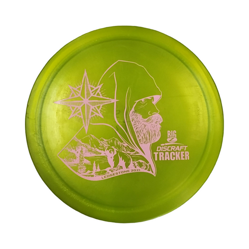 Vist Large View of Product Image Which is Used Discraft BIZ Z TRACKER Disc Golf Driver Yellow 172g