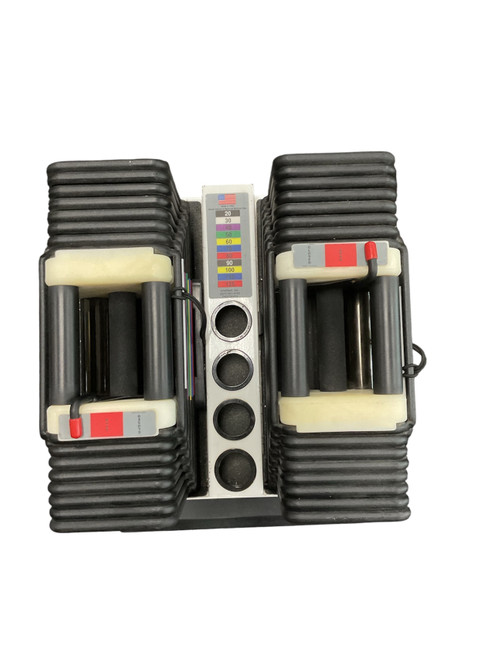 Vist Large View of Product Image Which is Used PowerBlock 20-125LB PAIR Adj Dumbbells 5-90 LB