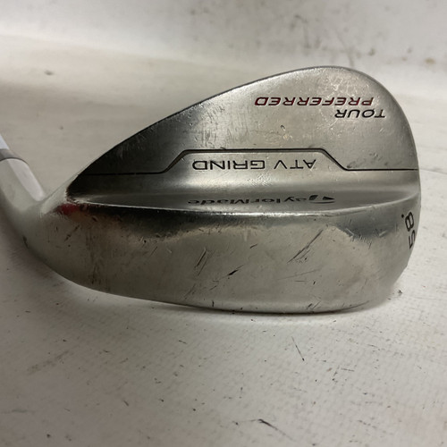 Vist Large View of Product Image Which is Used Taylormade TOUR PREFERRED ATV GRIND Golf Wedge Mens RH 58 Degree