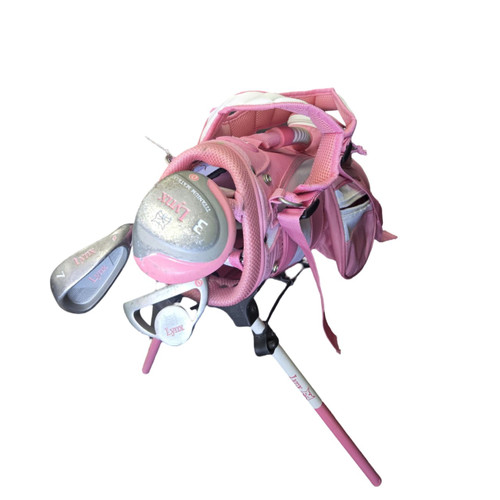 Vist Large View of Product Image Which is Used Lynx LX JUNIOR GIRLS 3 PIECE SET Jr Package Set RH Pink 4 Piece
