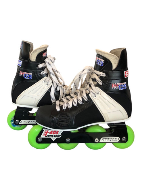 Vist Large View of Product Image Which is Used CCM RH 125 Senior Rec Fitness Skates Black Senior 8