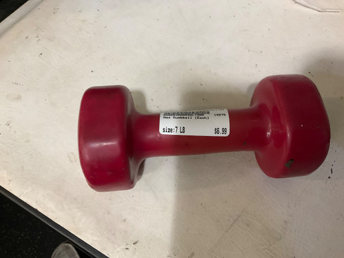 Vist Large View of Product Image Which is Used Hex Dumbbell (Each) 7 lb