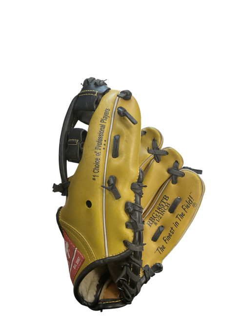 Vist Large View of Product Image Which is Used Rawlings RBG185TB 8.5 BB/SB Glove RH Throw Brown 8"