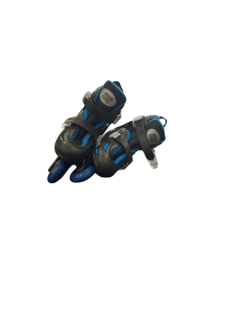 Vist Large View of Product Image Which is Used HIGH BOUNCE ADJ SKATES Child Rec Fitness Skates Black Adjustable