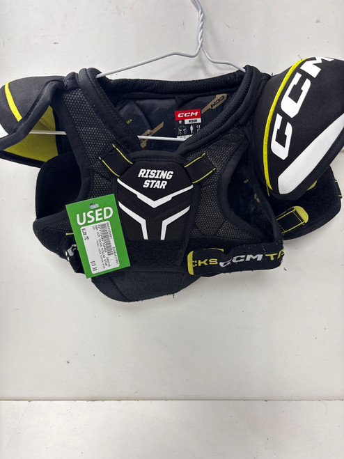 Vist Large View of Product Image Which is Used CCM TACKS RISING STAR Youth Shoulder Pads MD