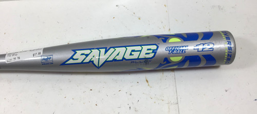 Vist Large View of Product Image Which is Used Rawlings SAVAGE BB/SB T-Ball Bat 26"