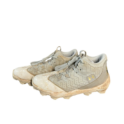 Vist Large View of Product Image Which is Used Under Armour BB CLEAT BB/SB Cleats Grey Junior 05.5
