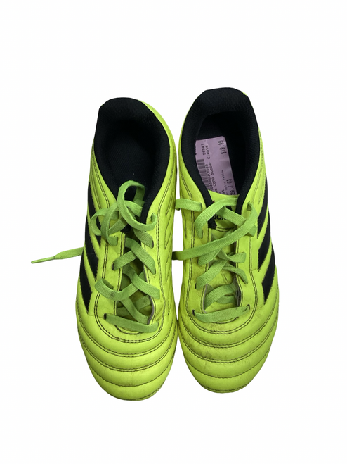 Vist Large View of Product Image Which is Used Adidas Soccer Cleats Optic Yellow Junior 03