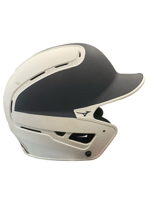 Vist Large View of Product Image Which is Used Mizuno NAVY HELMET Batting Helmet No Mask Navy Blue One Size