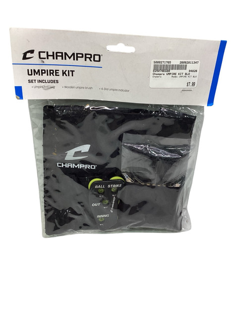 Vist Large View of Product Image Which is Used Champro UMPIRE KIT BLK Umpire Accessories