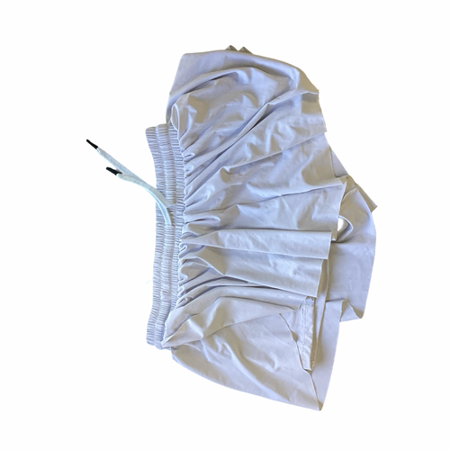 Vist Large View of Product Image Which is Used Compression Shorts W White MD