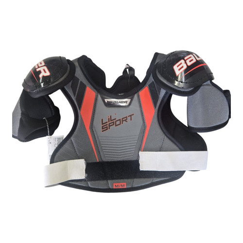 Vist Large View of Product Image Which is Used Bauer LIL SPORT SHOULDER PADS YOUTH MED Youth Shoulder Pads MD