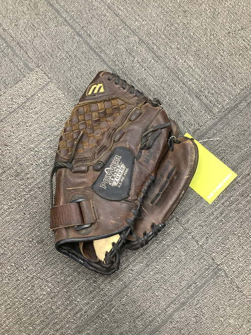 Vist Large View of Product Image Which is Used Mizuno POWER CLOSE 2000 BB/SB Glove RH Throw Chocolate 11 1/2"