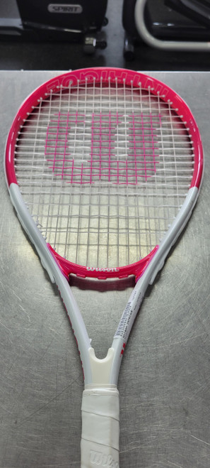 Vist Large View of Product Image Which is Used Wilson INTRIGUE Adult Tennis Racquet None 4 1/4"
