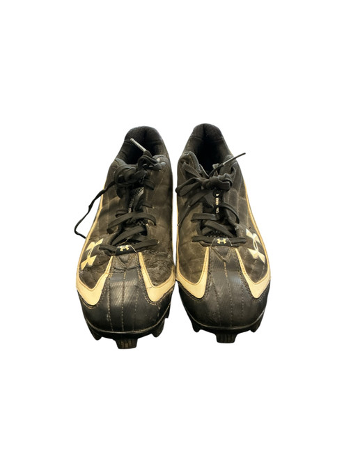 Vist Large View of Product Image Which is Used Under Armour BASEBALL CLEAT BB/SB Cleats Black Senior 9