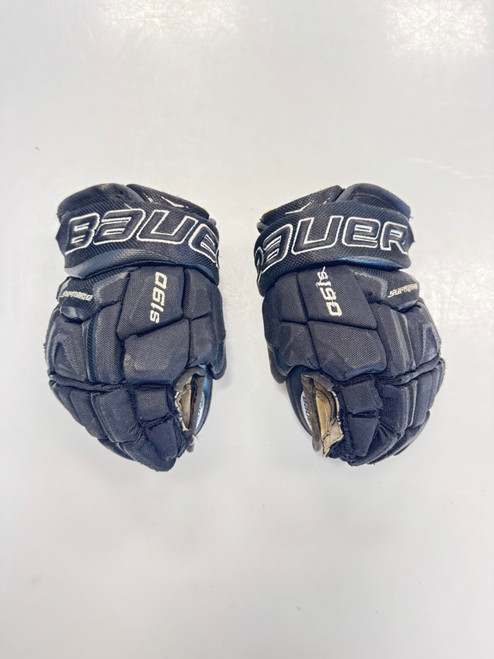 Vist Large View of Product Image Which is Used Bauer S190 Youth Gloves Black 10"