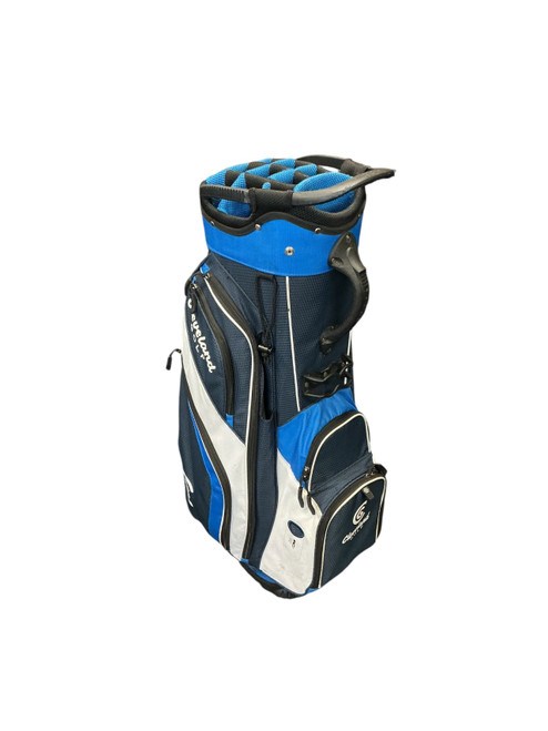 Vist Large View of Product Image Which is Used Cleveland CART BAG Mens Cart Bag Navy Blue And Carolina Blue