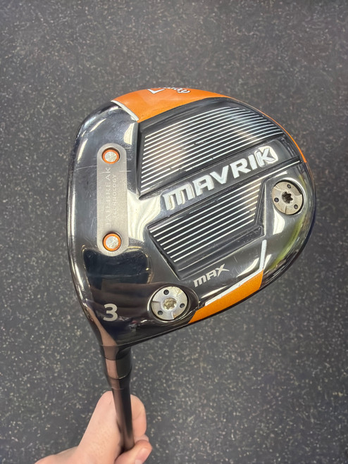 Vist Large View of Product Image Which is Used Callaway MAVRIK Mens Fairway Wood LH 3 Wood