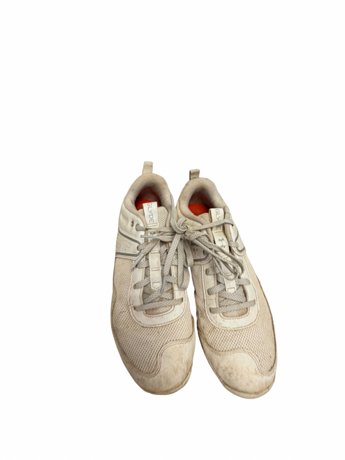 Vist Large View of Product Image Which is Used Under Armour GLYDE 2.0 3024330-100 Womens Softball Cleats White Size 7.5