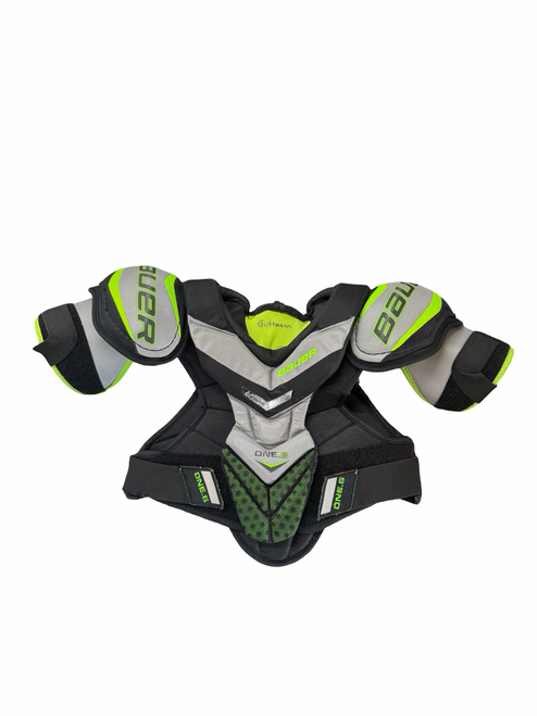 Vist Large View of Product Image Which is Used Bauer SUPREME ONE.6 Junior Shoulder Pads LG