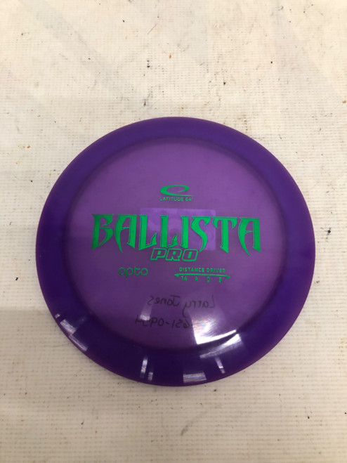 Vist Large View of Product Image Which is Used Latitude 64 BALLISTA PRO OPTO Disc Golf Driver Purple