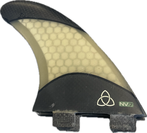 Vist Large View of Product Image Which is Used FCS NV7 TRIPK Surfboard Fin Accessory