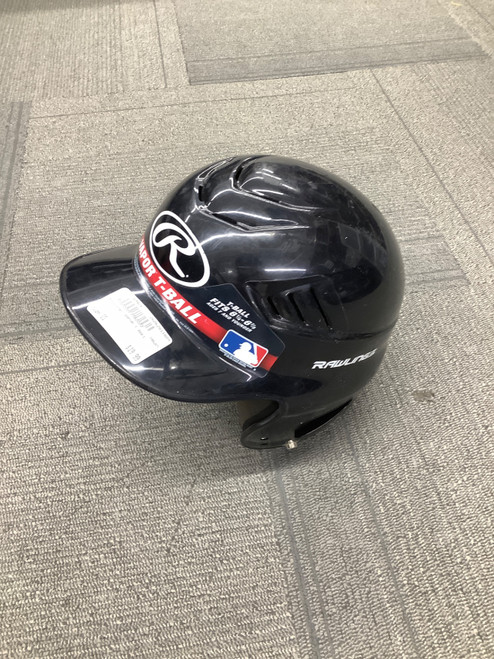 Vist Large View of Product Image Which is Used Rawlings VAPOR T-BALL Batting Helmet w/Mask Black One Size
