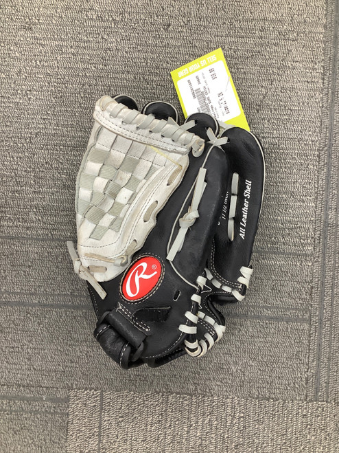 Vist Large View of Product Image Which is Used Rawlings SURE CATCH BB/SB Glove RH Throw Black 11 1/2"