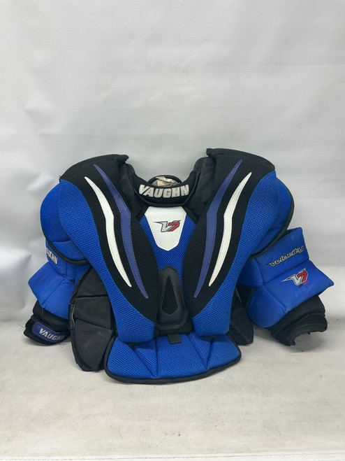 Vist Large View of Product Image Which is Used Vaughn V7 XR Junior Body Armor Royal Blue M/L