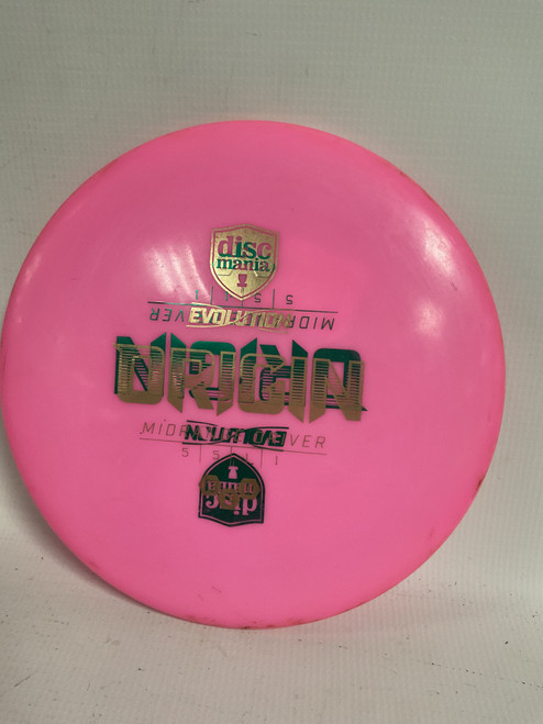 Vist Large View of Product Image Which is Used Discmania NEO ORIGIN MISPRINT Disc Golf Mid Range Pink