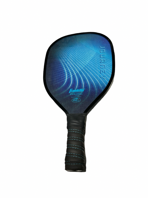 Vist Large View of Product Image Which is Used Franklin JOURNEY GREEN Pickleball Racquet Royal Blue