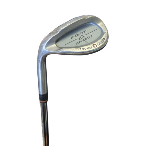Vist Large View of Product Image Which is Used Taylormade POINT AND SHOOT SW Golf Wedge Mens LH Sand Wedge