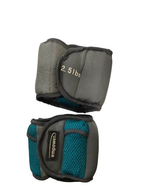 Vist Large View of Product Image Which is Used EMPOWER ANKLE WEIGHTS Ankle Weights Teal 2.5 lb