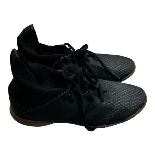 Vist Large View of Product Image Which is Used Adidas Soccer Indoor Shoes Black Junior 03.5
