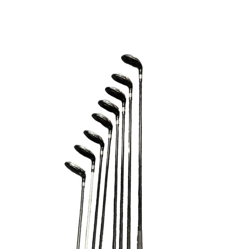 Vist Large View of Product Image Which is Used, Idrive, HYBRID SET, Mens, Complete Set, Right Handed, 8 Piece, Regular Flex Graphite Shaft, 1-9h-Pw/No 5h/ No 7h/