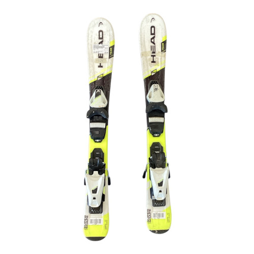 Vist Large View of Product Image Which is Used Head TEAM Boys DH Ski/Binding White/Black/Red 80 cm