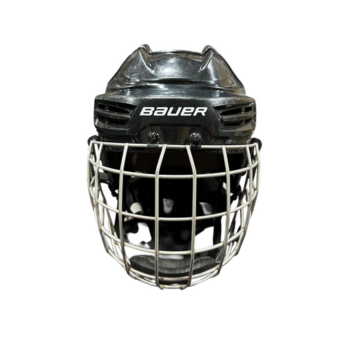 Vist Large View of Product Image Which is Used Bauer IMS 5.0 NO HECC Helmet Cage Combo Black LG