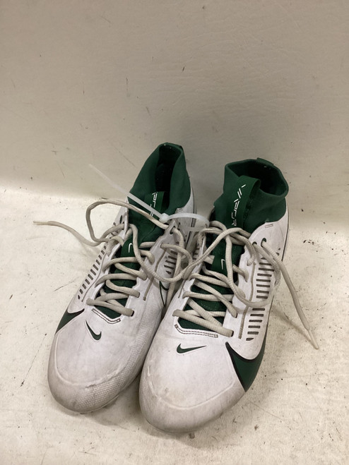 Vist Large View of Product Image Which is Used Nike LAX Cleats Mens Green And White Senior 9.5